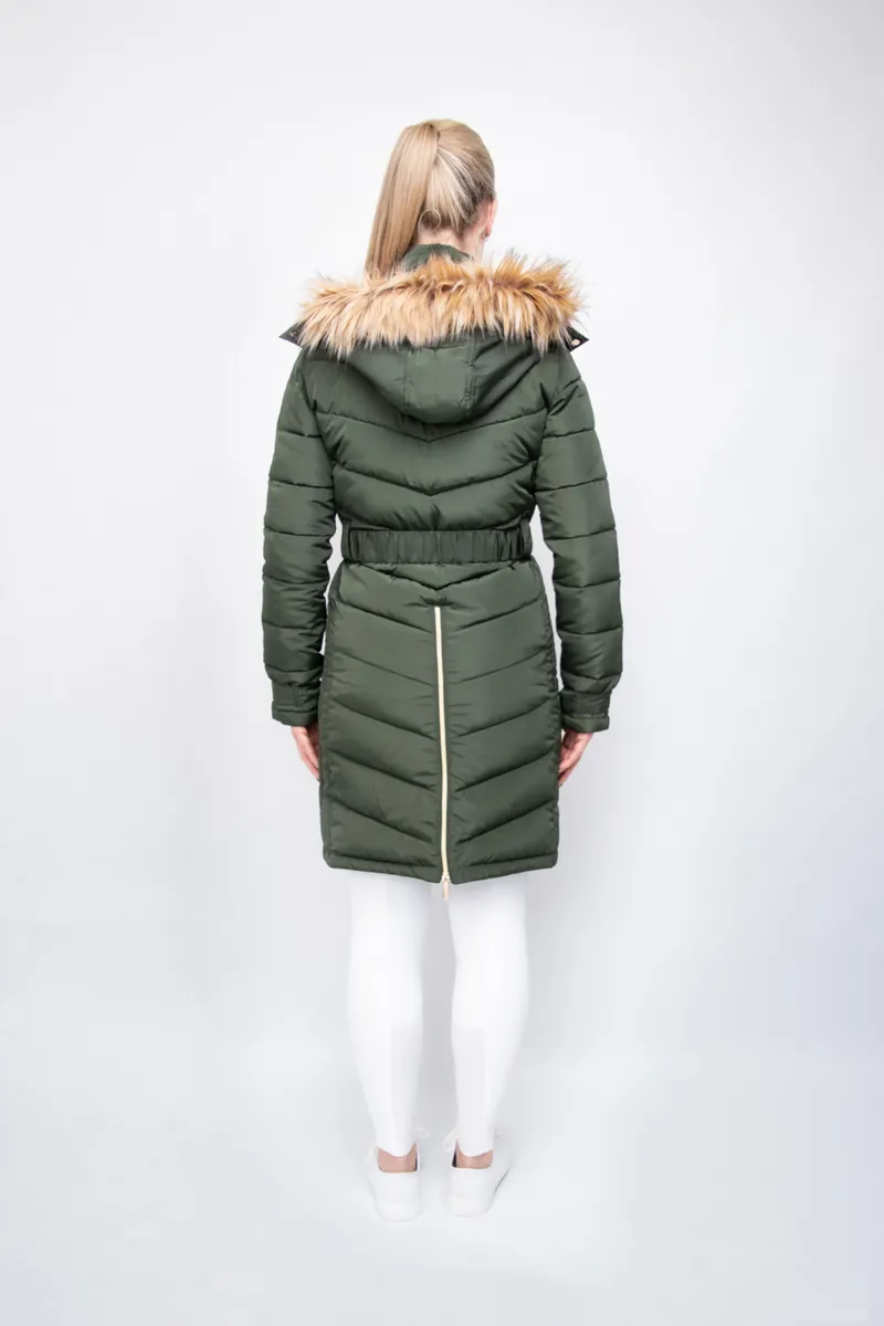 Coldstream Branxton Long Quilted Coat - Fern Green-6